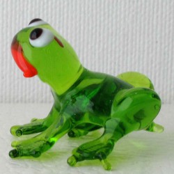 Frosch 35mm Glas klein grün