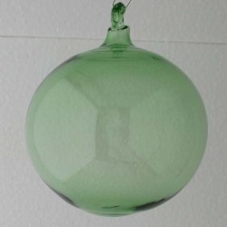 Glaskugel grün 90 mm aus...