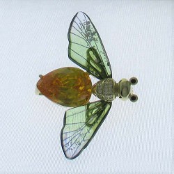Zirkon Bee Broschen  Insekten