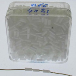 4x2.3mm Glasstäbchen in Boxs