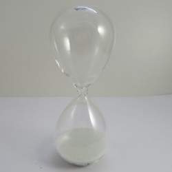 Sanduhr 15 Minuten 16 cm Glas