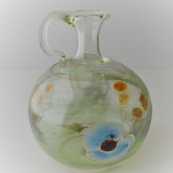 Glas Vase  A.Molnar  DE 1990