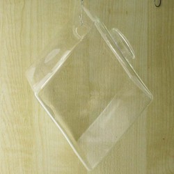 Glas Wand Vase rechteckig
