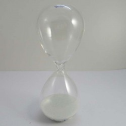 Sanduhr 15 Minuten 12 cm Glas
